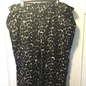 Cheetah print maternity Harpur pants